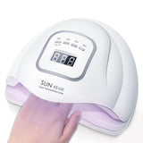 45 Beads UV LED Nail Lamp Nail Dryer With LED Display For All Gel Cure Manicure Nail Machine Nail Art Tools