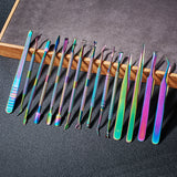 Rainbow Stainless Steel Nail Art Double Sided Cuticle Finger Dead Skin Cut Nail Art Tools