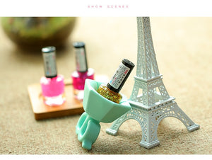 Silicone Wearable Nail Polish Bottle Holder Stand