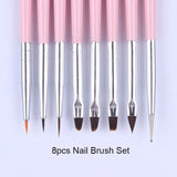 Gel Brush Liner Painting Pen Acrylic Drawing Brush for Nails