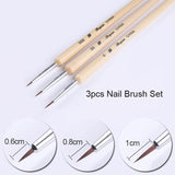 Gel Brush Liner Painting Pen Acrylic Drawing Brush for Nails