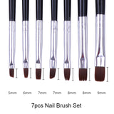 Gel Brush Liner Painting Pen Acrylic Drawing Brush for Nails