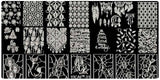 Nail Stamping Template Geometry & Lace Flower Nail Stamp Polish