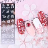 Nail Art Stamp Template Flower Plate